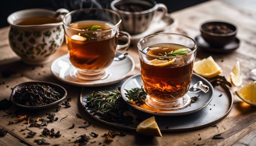 Half and Half Tea has variations both in alcoholic beverages, found in countries like Belgium, Denmark, Ireland, England, North America, Scotland; and non-alcoholic beverages found in Canada and the United States.